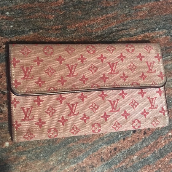 louis vuitton cloth wallet